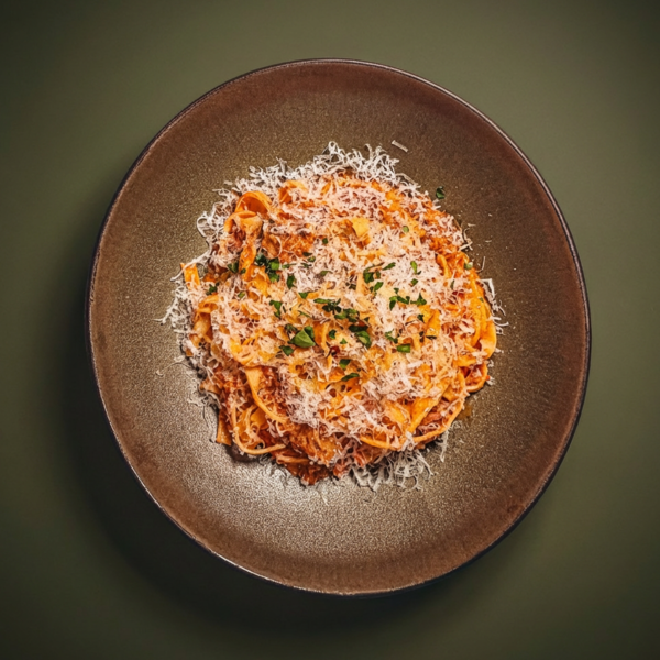 Bufalo Soslu Tavuklu Fettuccine